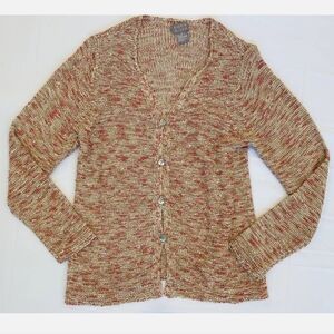 Sigrid Olsen Shell Button Cardigan